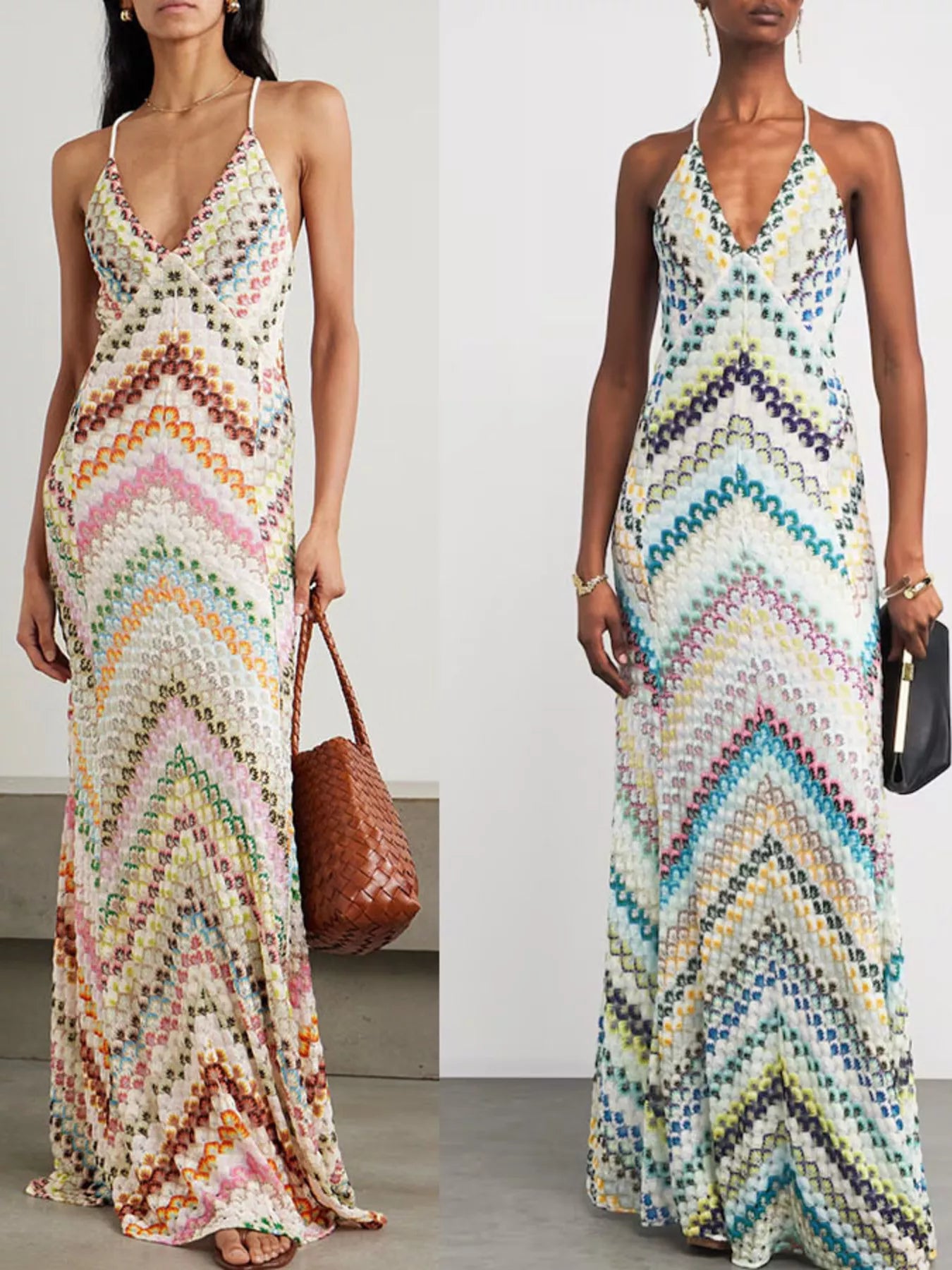Selene | Backless Strappy Maxi Dress