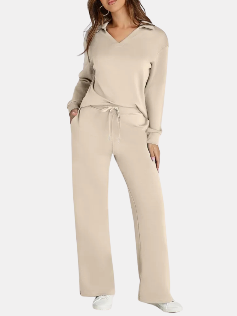 Florence | Signature Longline Sleeve Lounge Set with Trousers