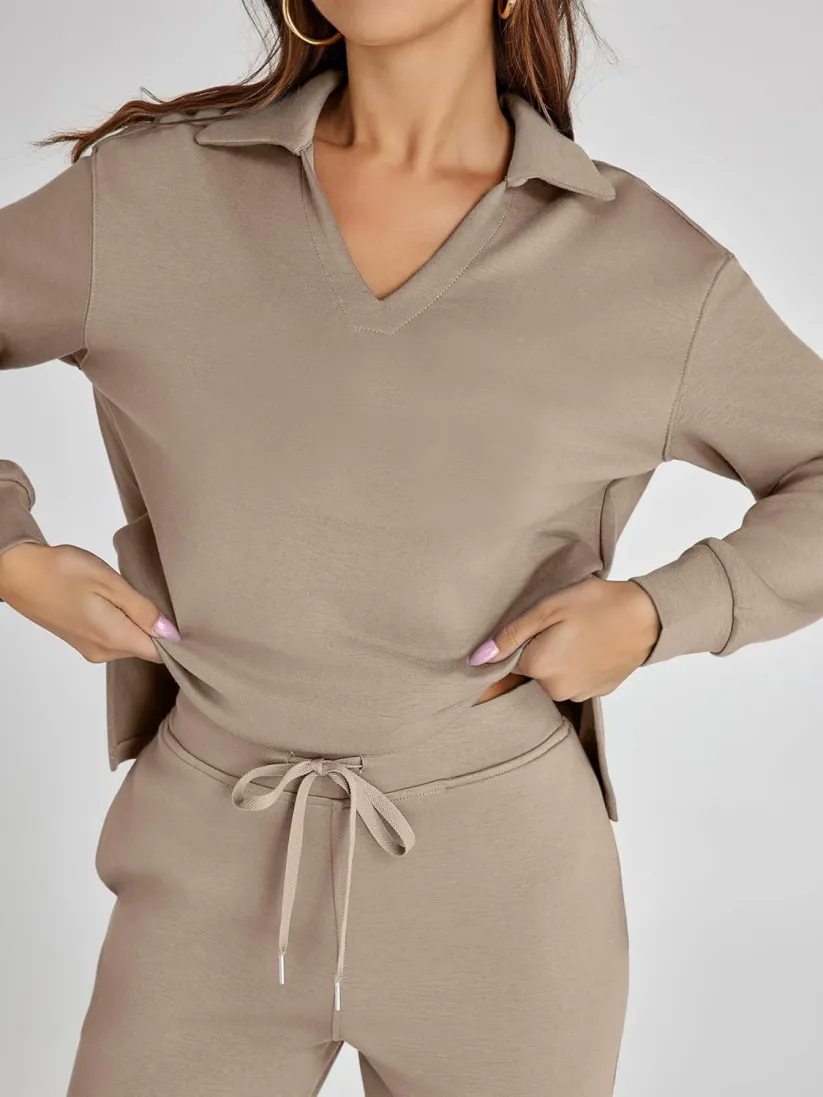 Florence | Signature Longline Sleeve Lounge Set with Trousers