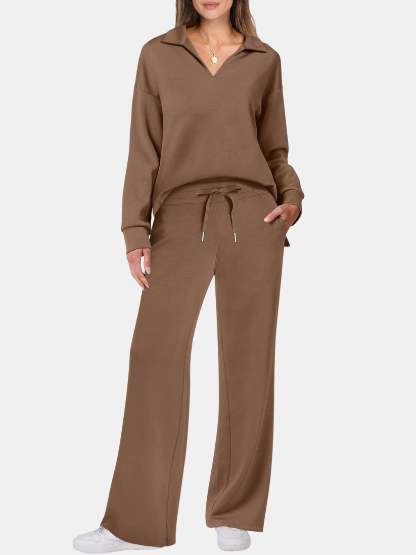 Florence | Signature Longline Sleeve Lounge Set with Trousers
