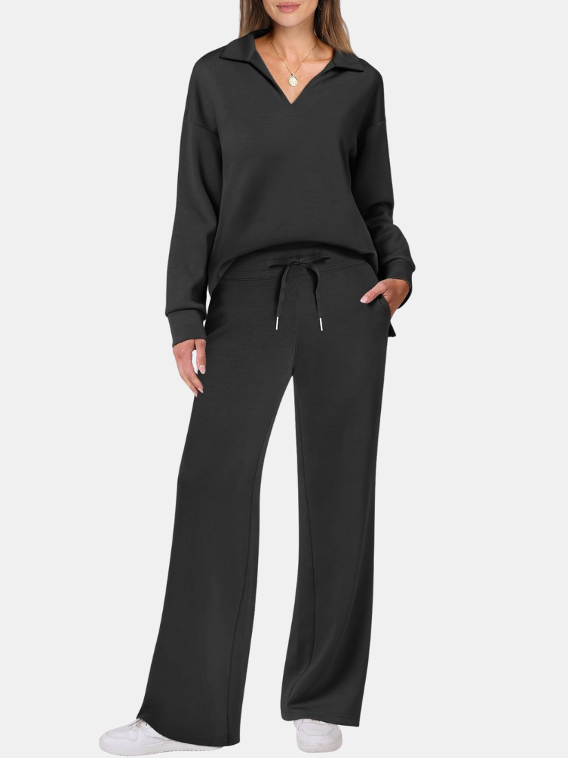 Florence | Signature Longline Sleeve Lounge Set with Trousers