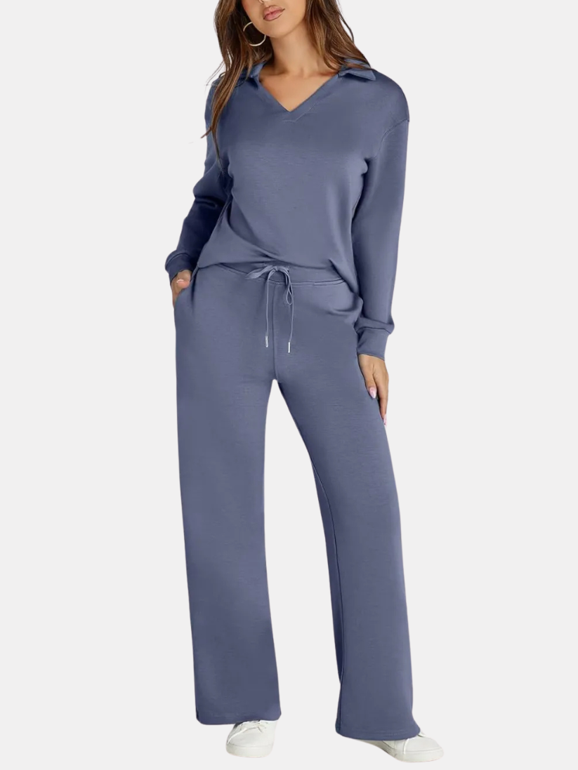 Florence | Signature Longline Sleeve Lounge Set with Trousers