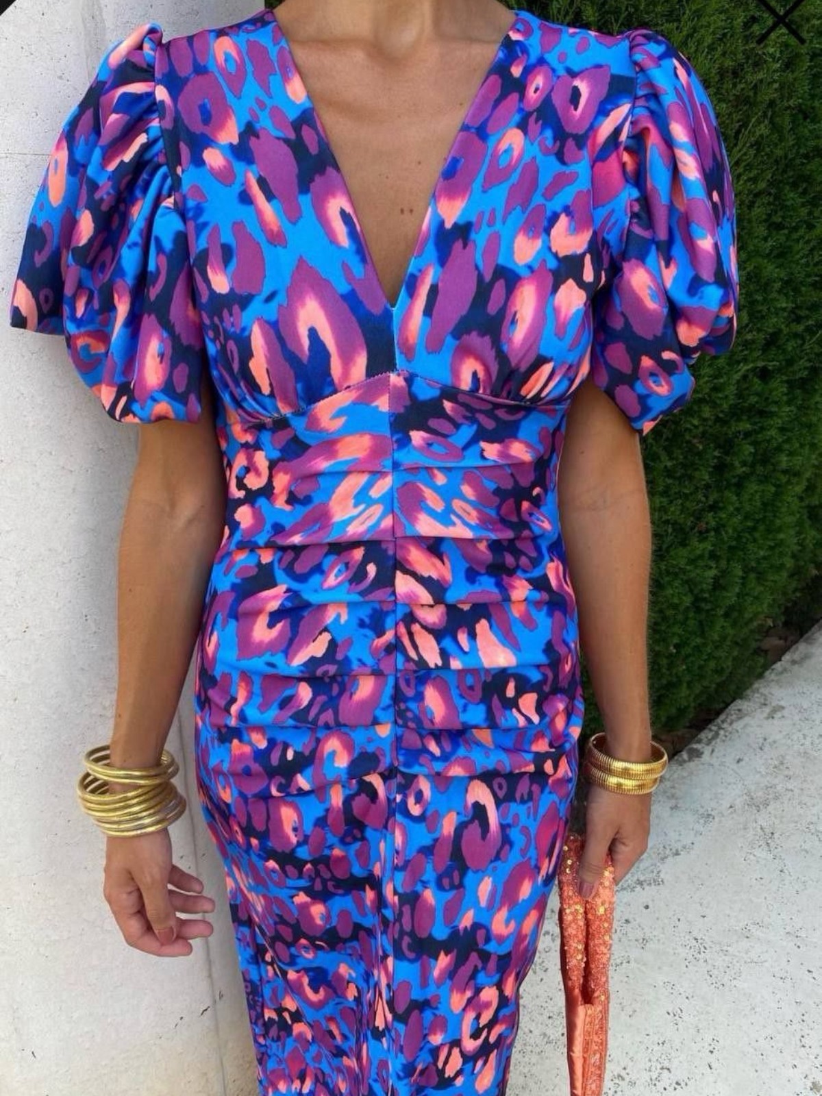 Sophie | Flowing V Neck Maxi Dress