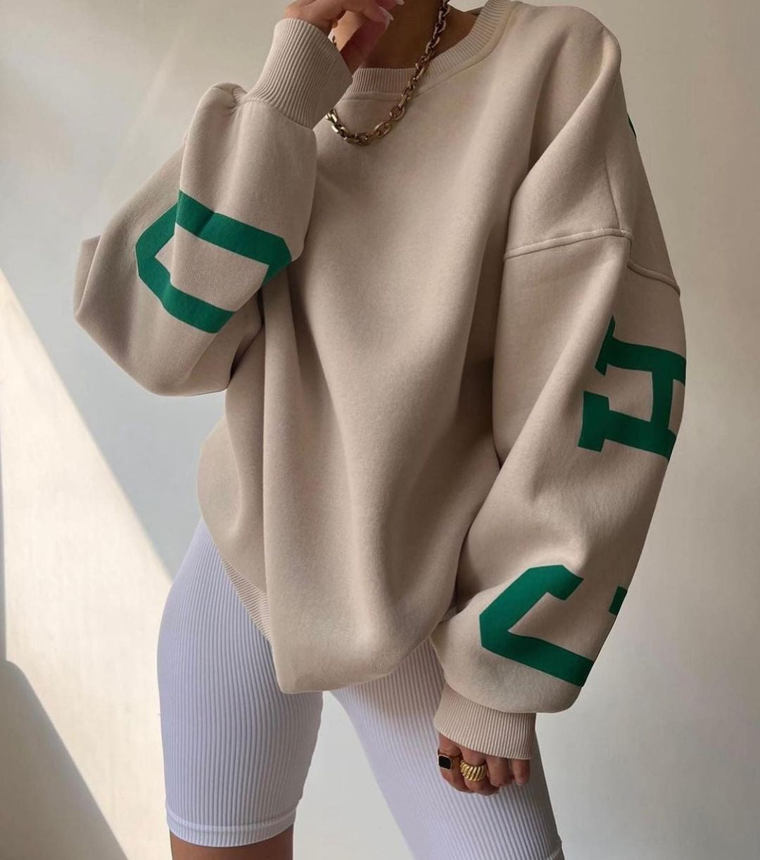 Matilda | Relaxed Graphic Crewneck Jumper