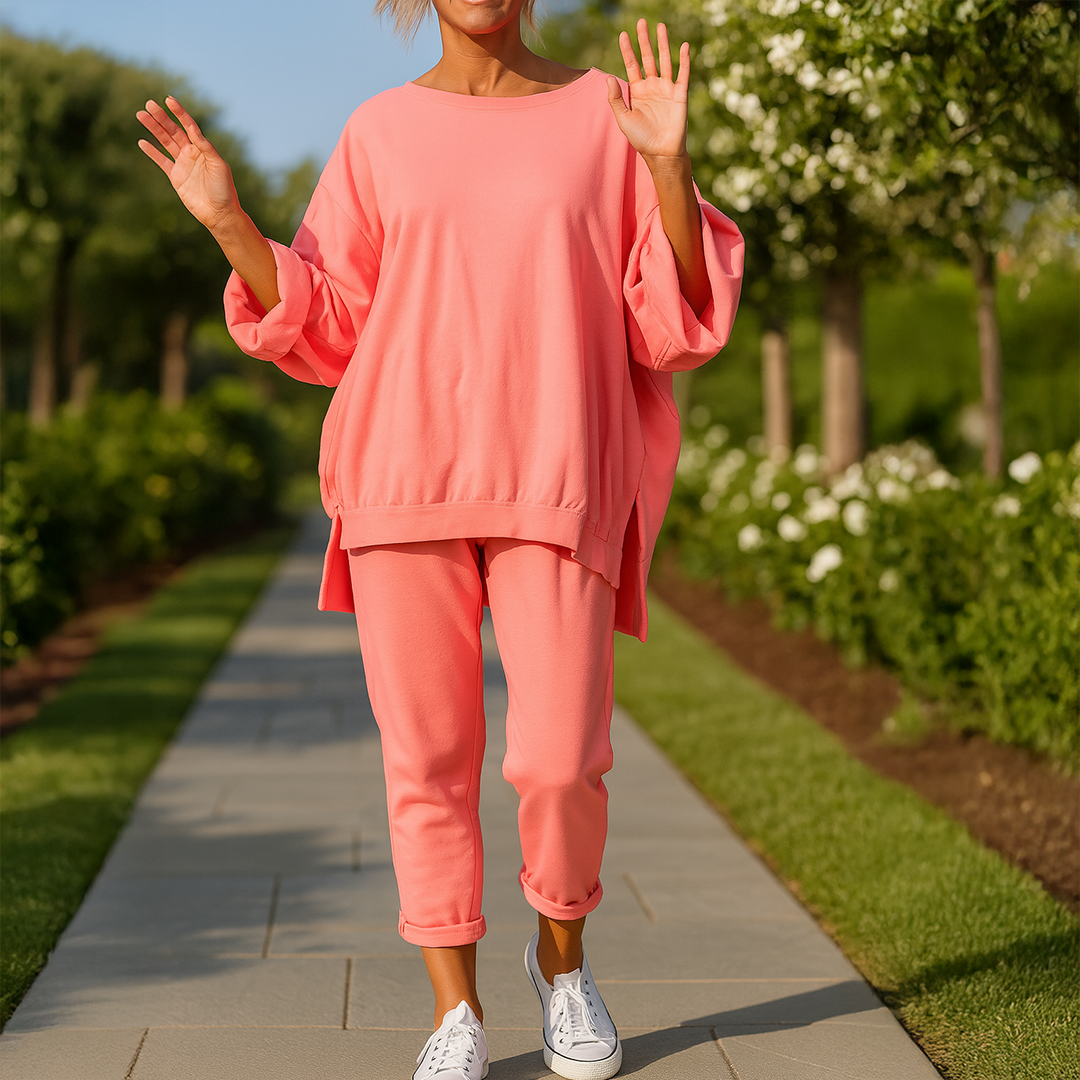 Holly | Relaxed Sweatshirt & Trousers Set