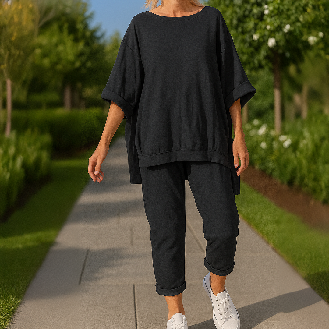 Holly | Relaxed Sweatshirt & Trousers Set