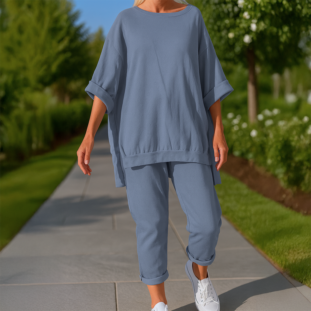 Holly | Relaxed Sweatshirt & Trousers Set