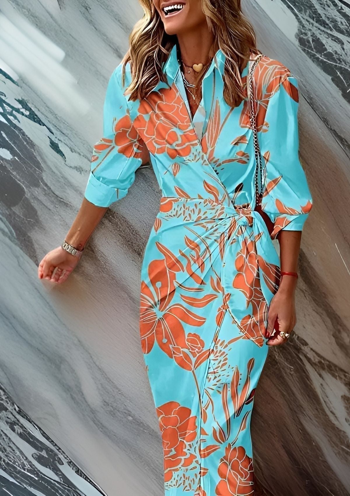 Maisie | Chic Wrap Shirt Dress