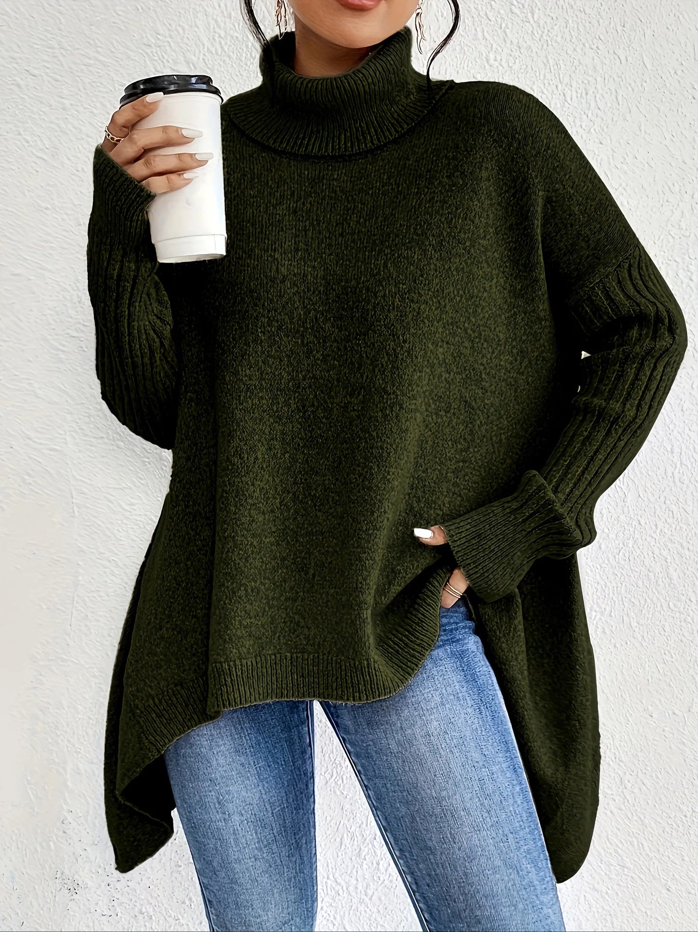 Freya | Cashmere Blend Turtleneck Jumper