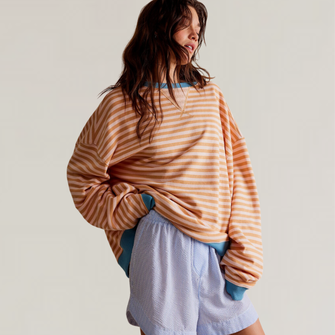 Charlotte | Relaxed Striped Knit Jumper