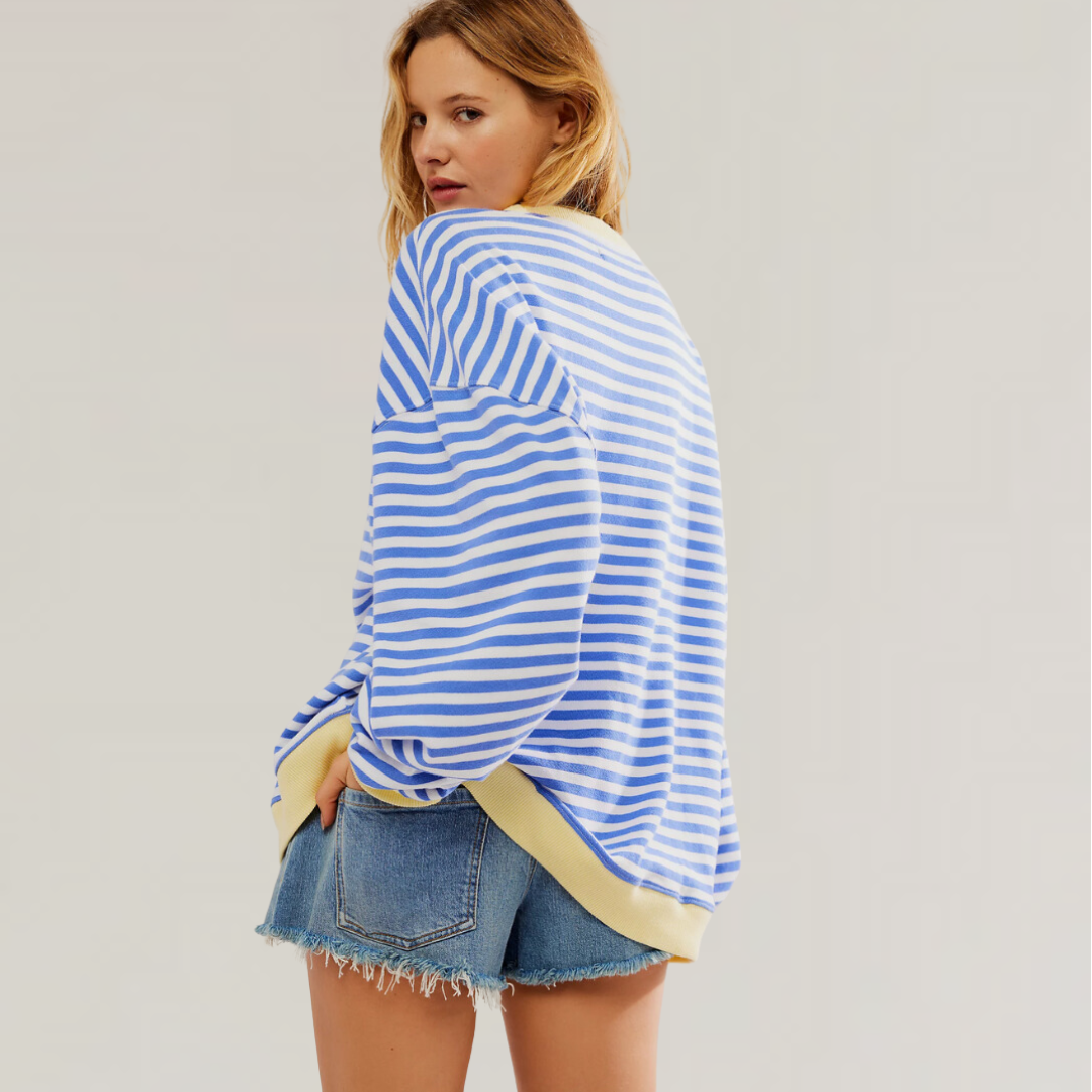 Charlotte | Relaxed Striped Knit Jumper