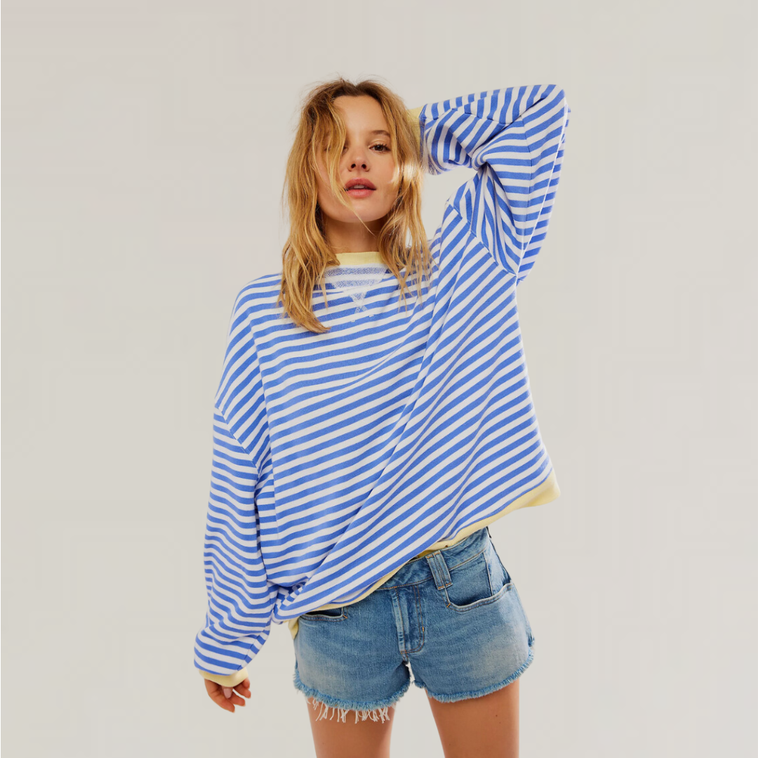 Charlotte | Relaxed Striped Knit Jumper