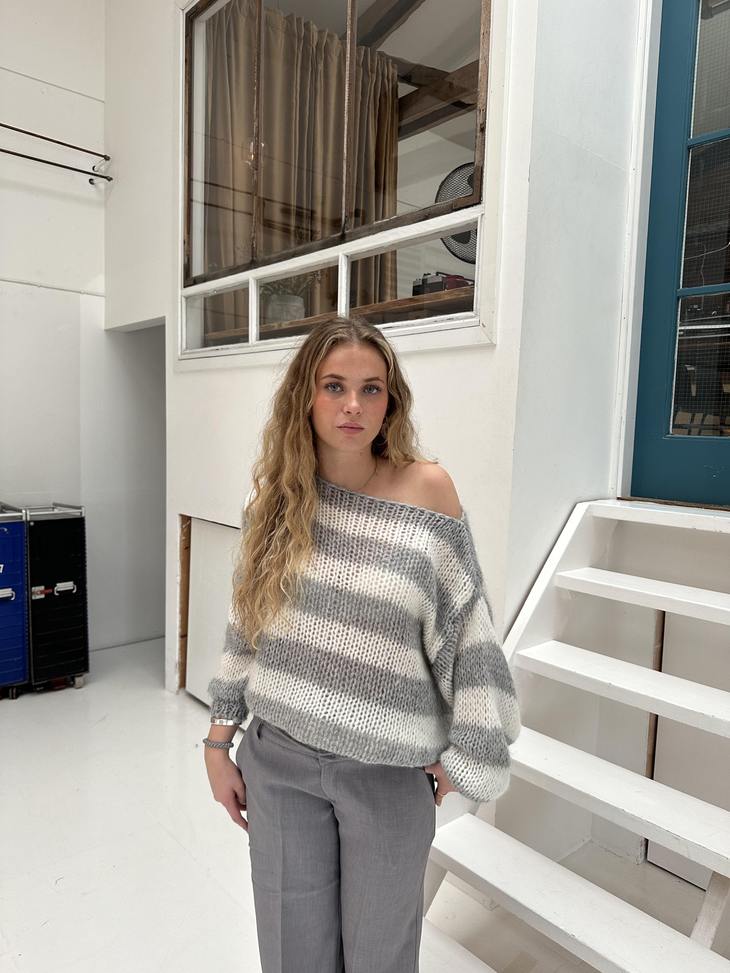 Imogen | Relaxed Striped Knit Jumper
