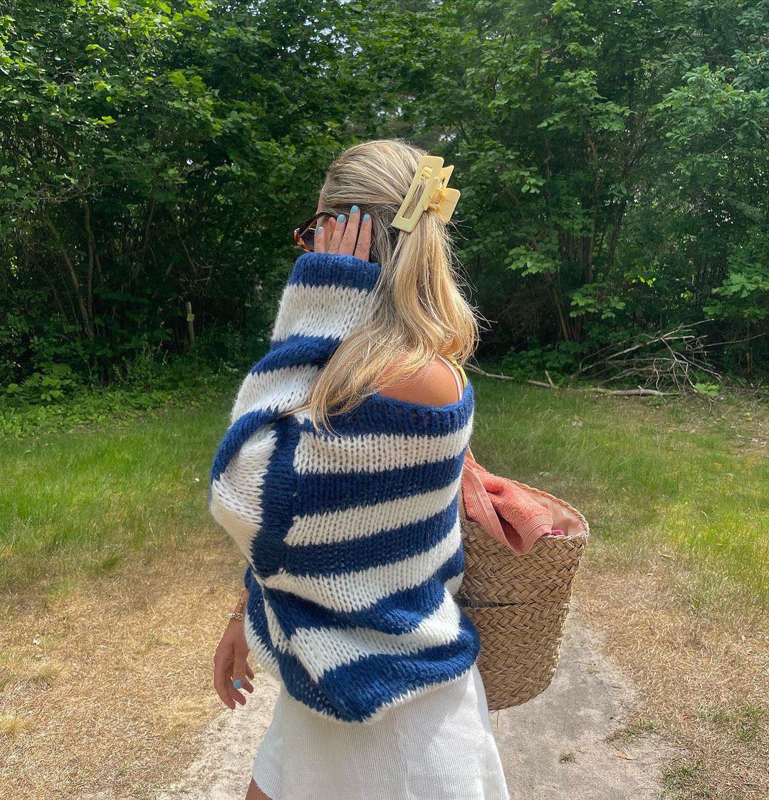 Imogen | Relaxed Striped Knit Jumper