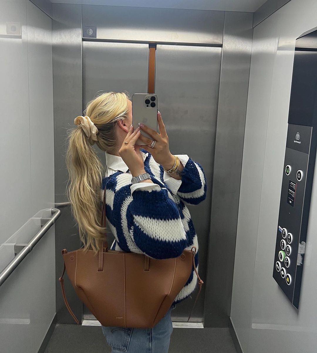 Imogen | Relaxed Striped Knit Jumper