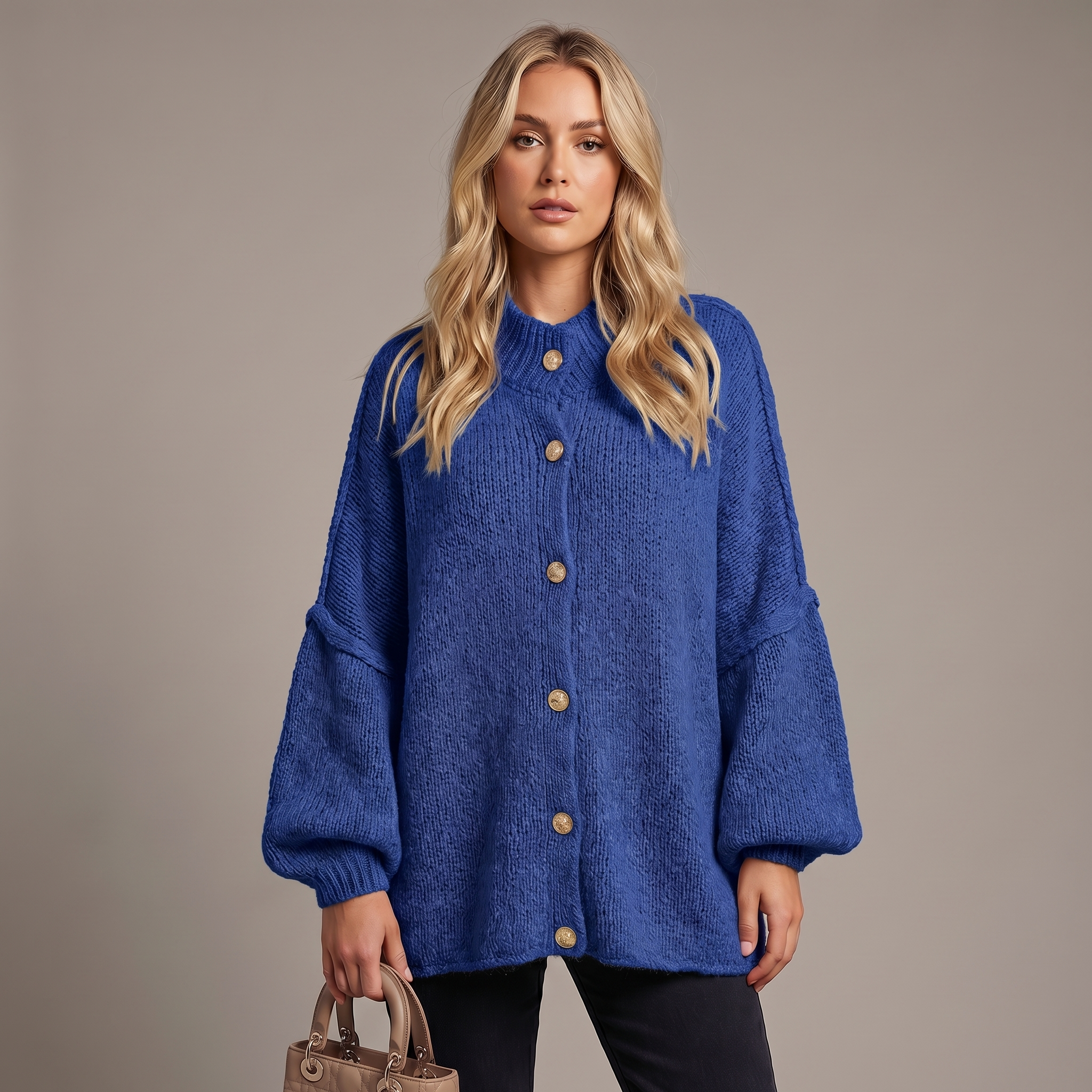 Georgia | Relaxed Chunky Knit Cardigan