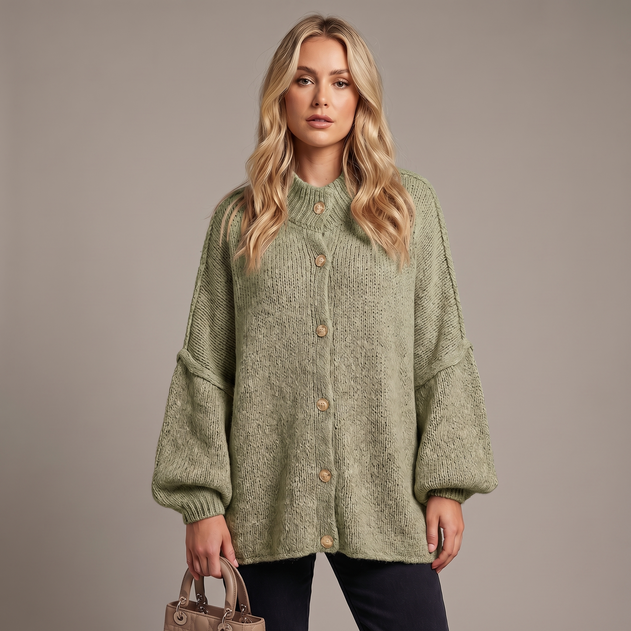 Georgia | Relaxed Chunky Knit Cardigan