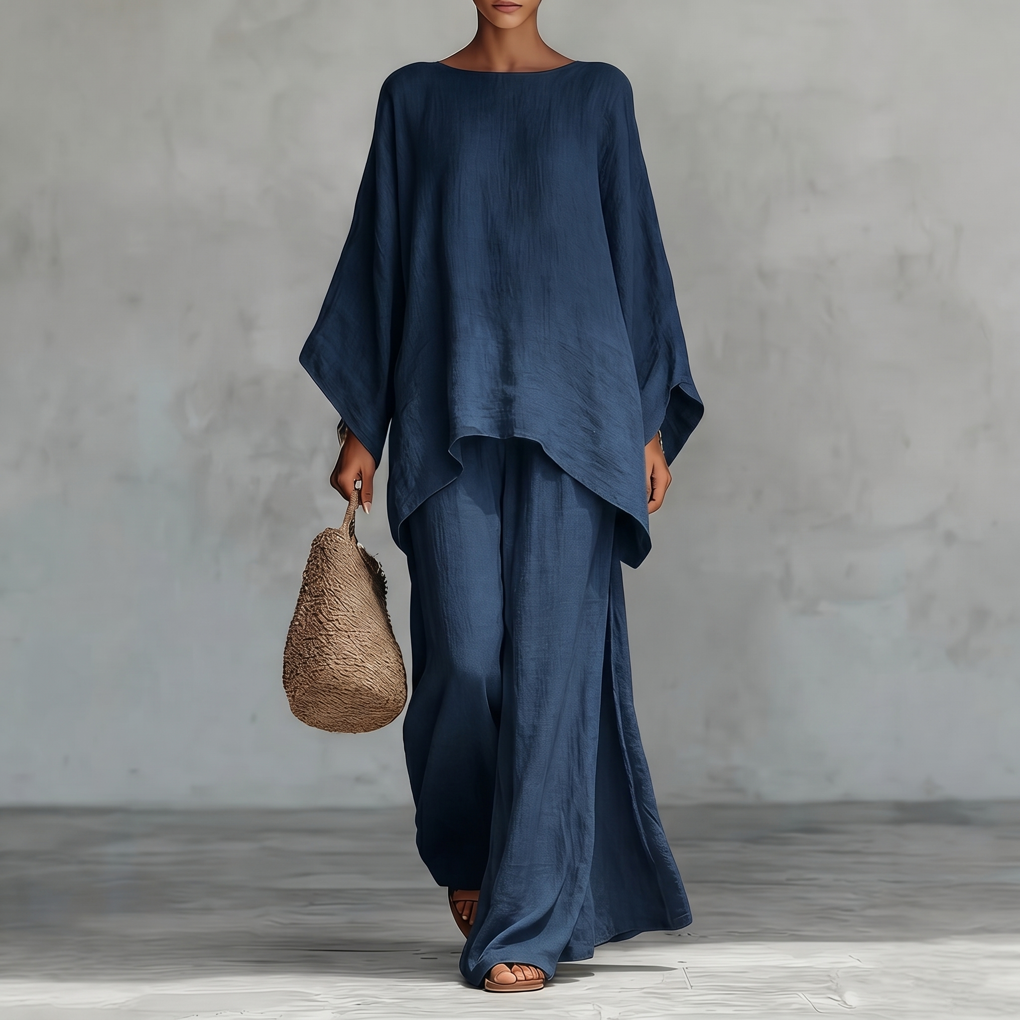 Holly | Relaxed Batwing Two Piece Set