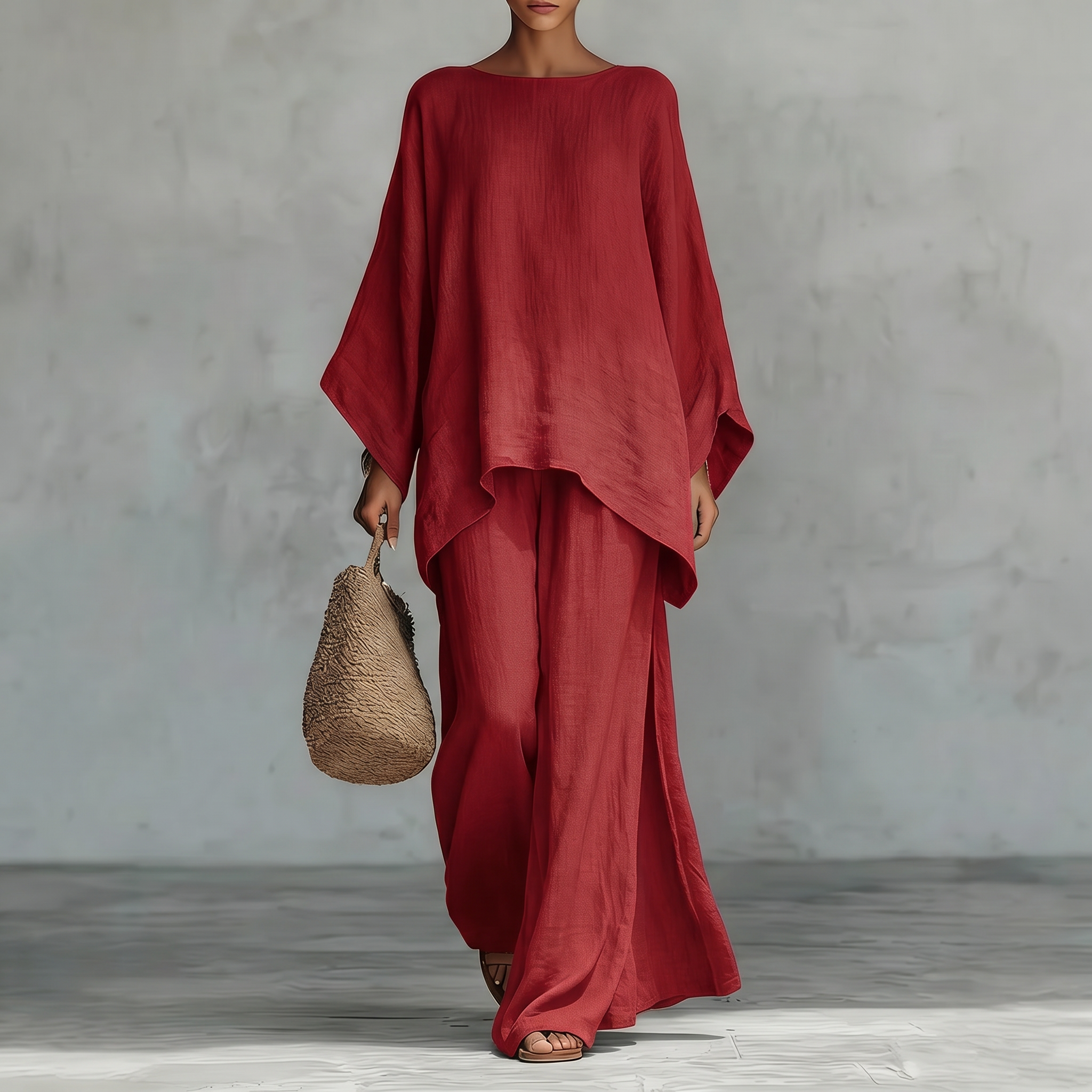 Holly | Relaxed Batwing Two Piece Set
