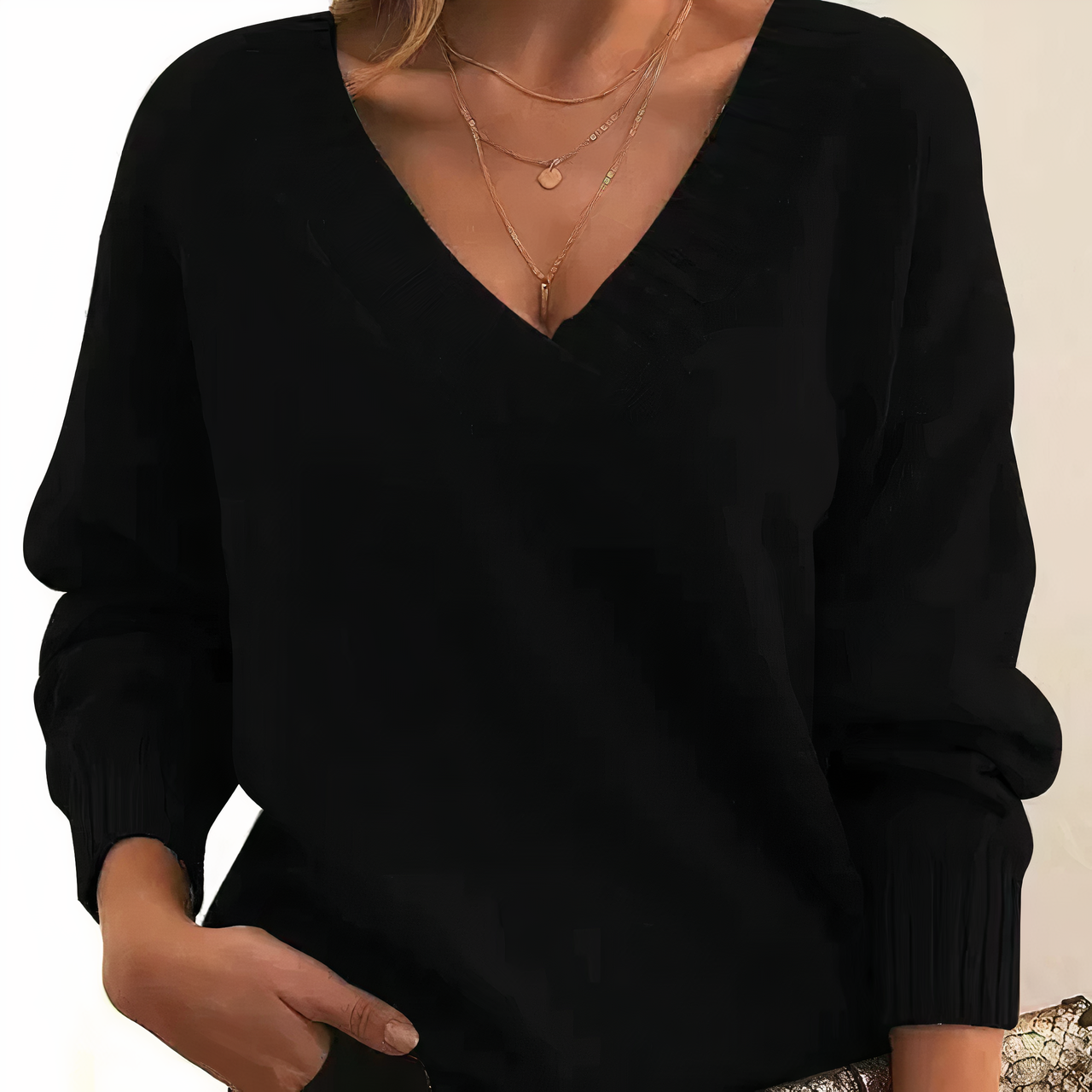 Millie | Cashmere Blend V Neck Jumper