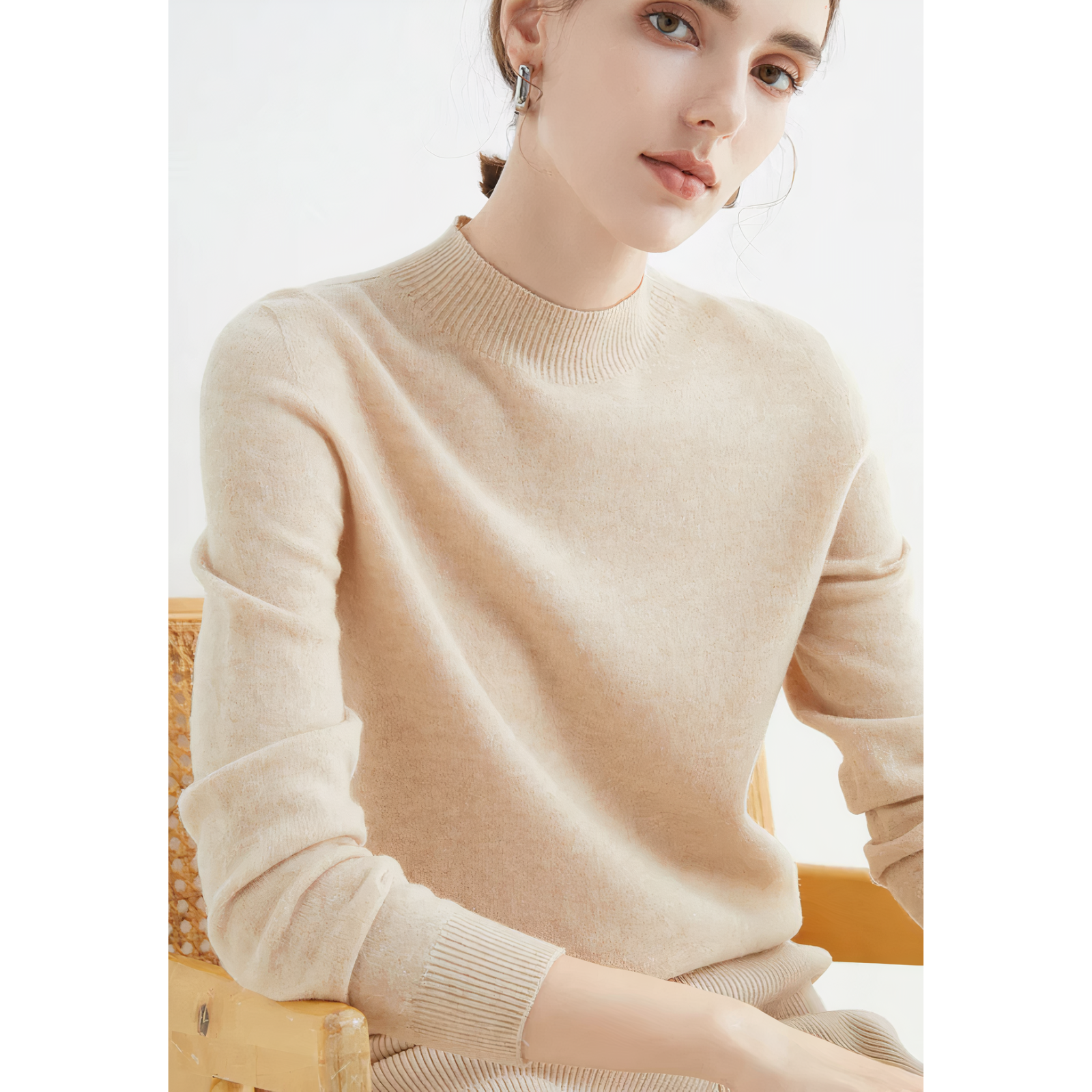 Evie | Luxury Cashmere Blend Knit Jumper
