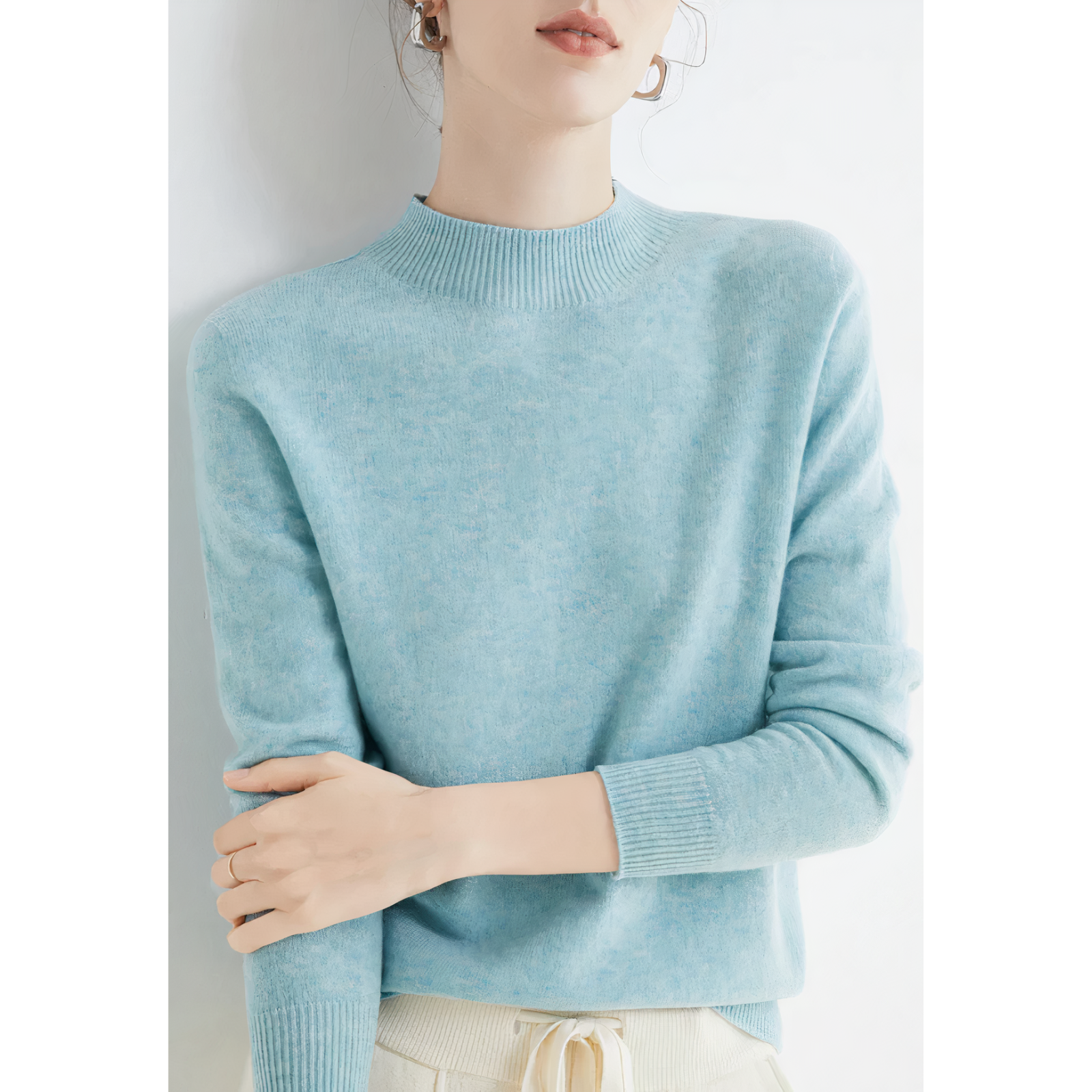 Evie | Luxury Cashmere Blend Knit Jumper