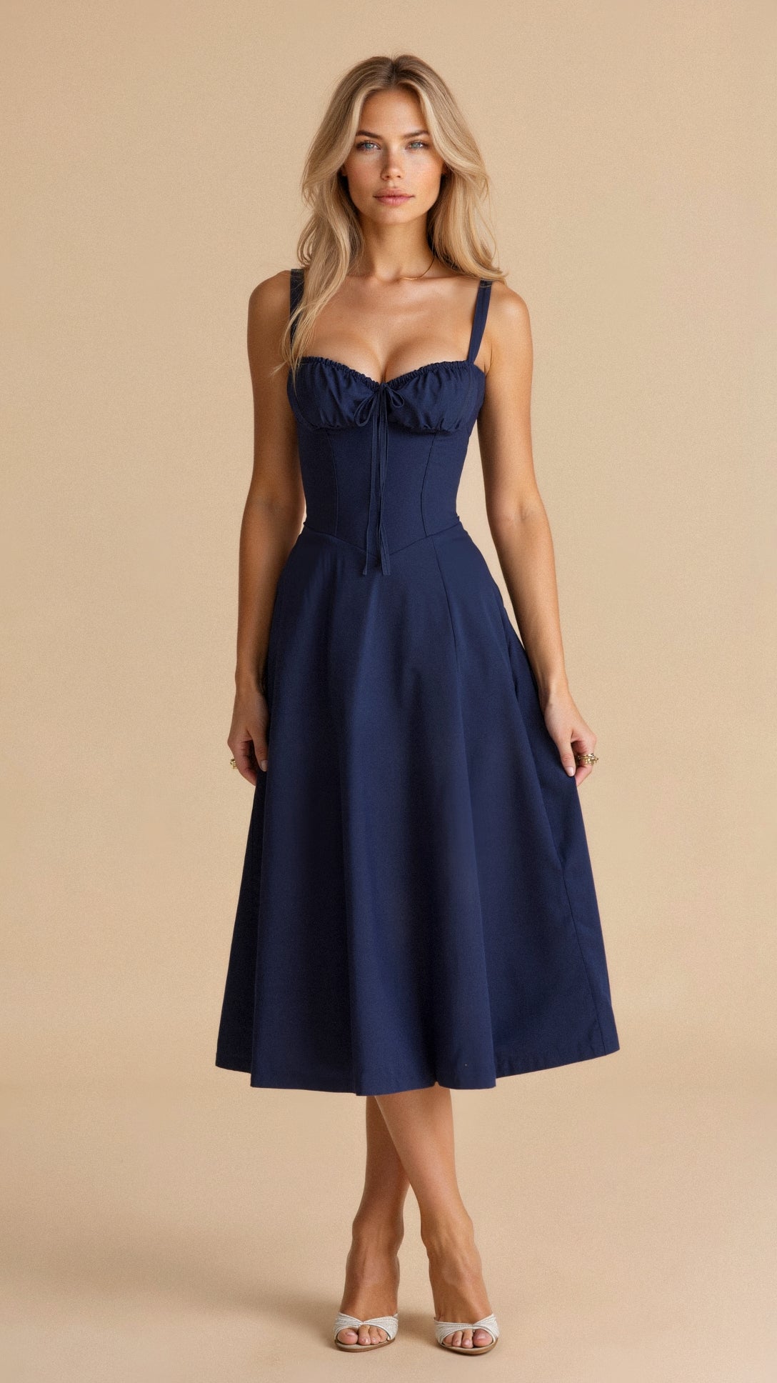 Poppy | Corset Fit Midi Dress