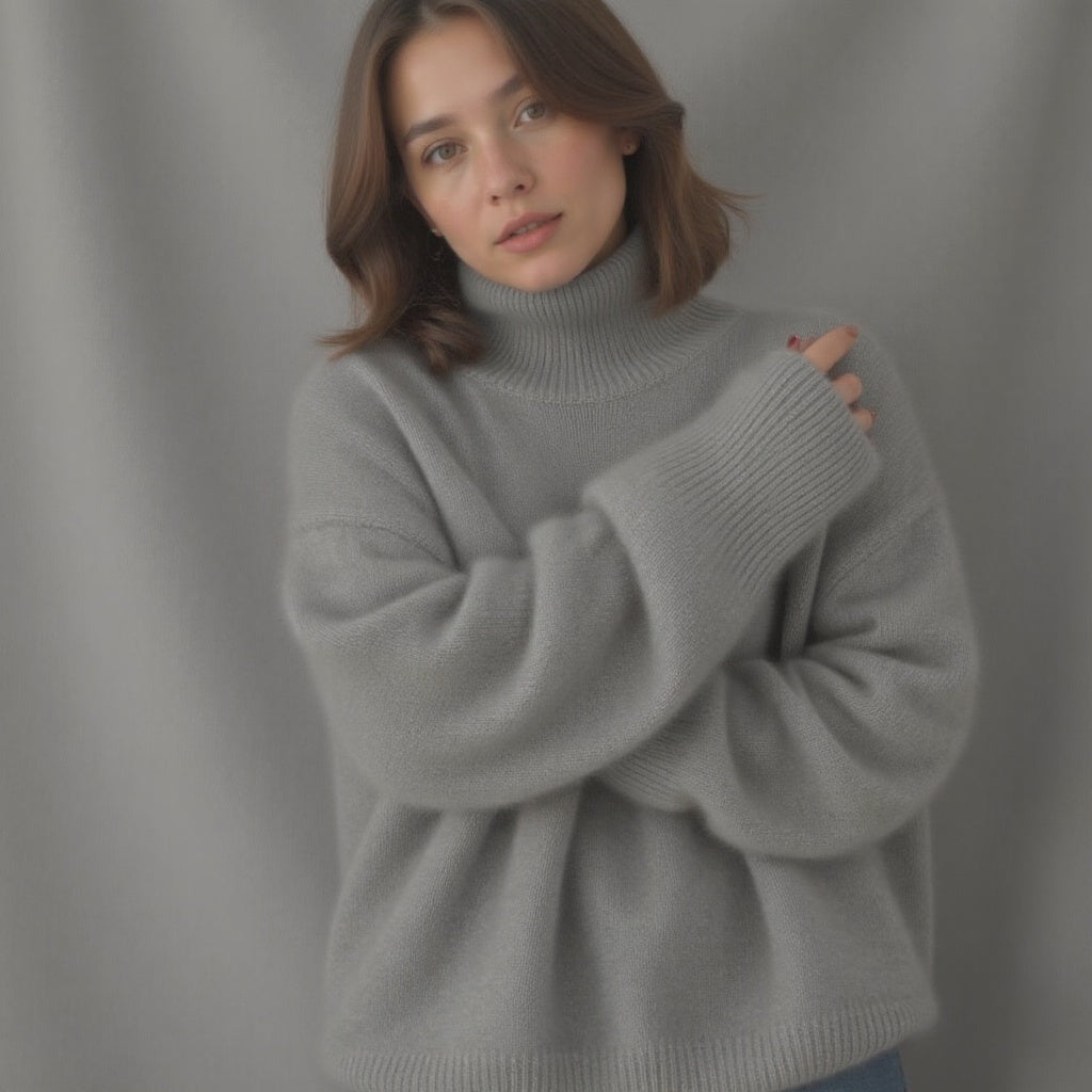 Arabella | Relaxed Turtleneck Knit Jumper