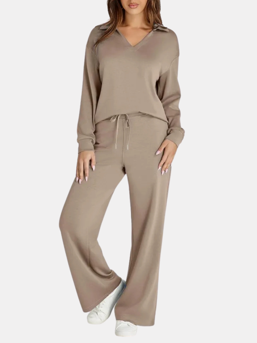Florence | Signature Longline Sleeve Lounge Set with Trousers
