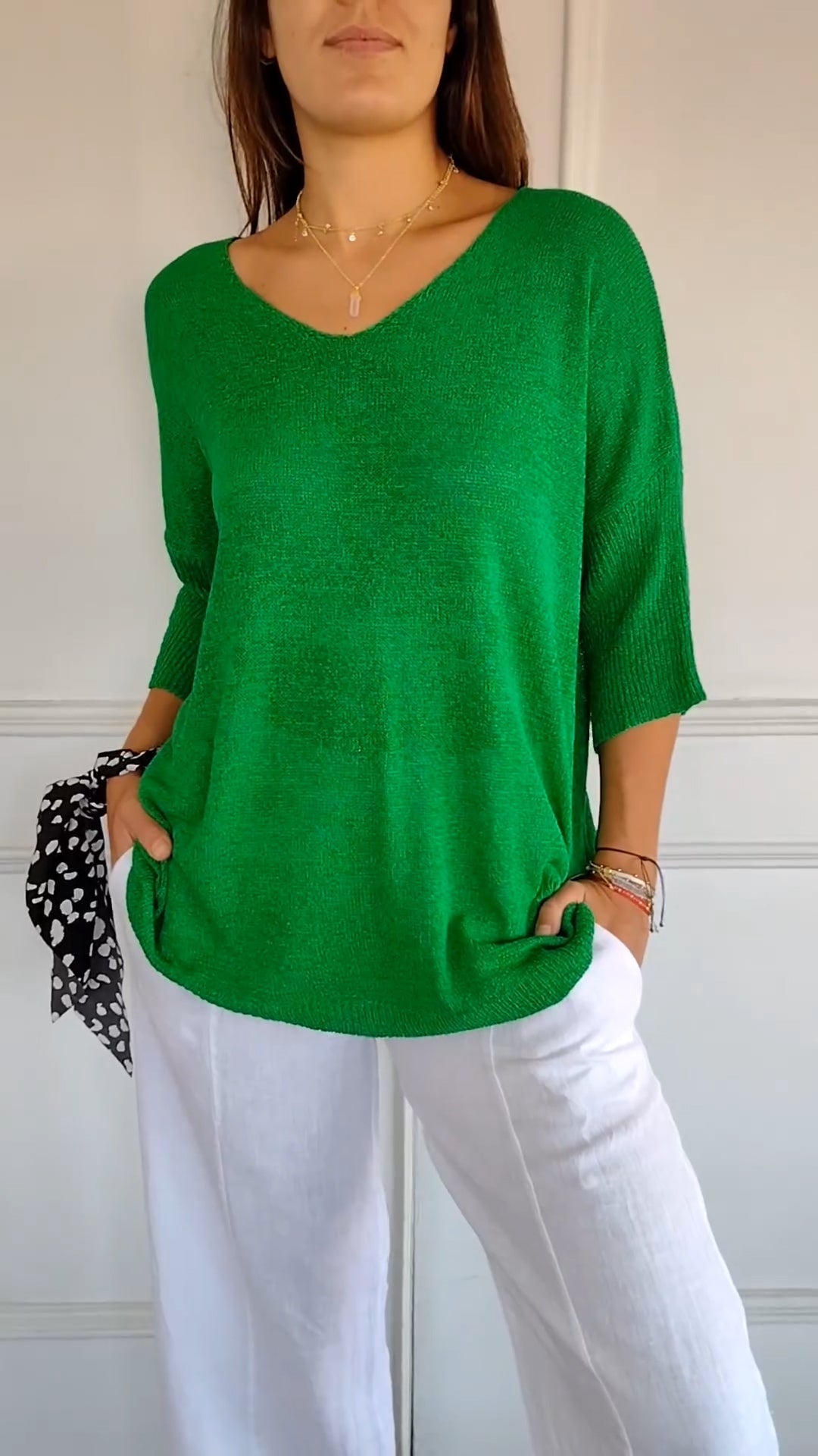 Olivia | V Neck Everyday Blouse