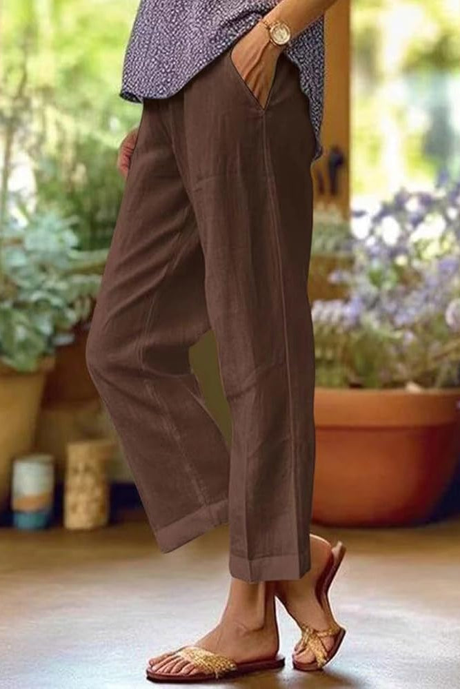 Matilda | Relaxed Cropped Wide Leg Pants