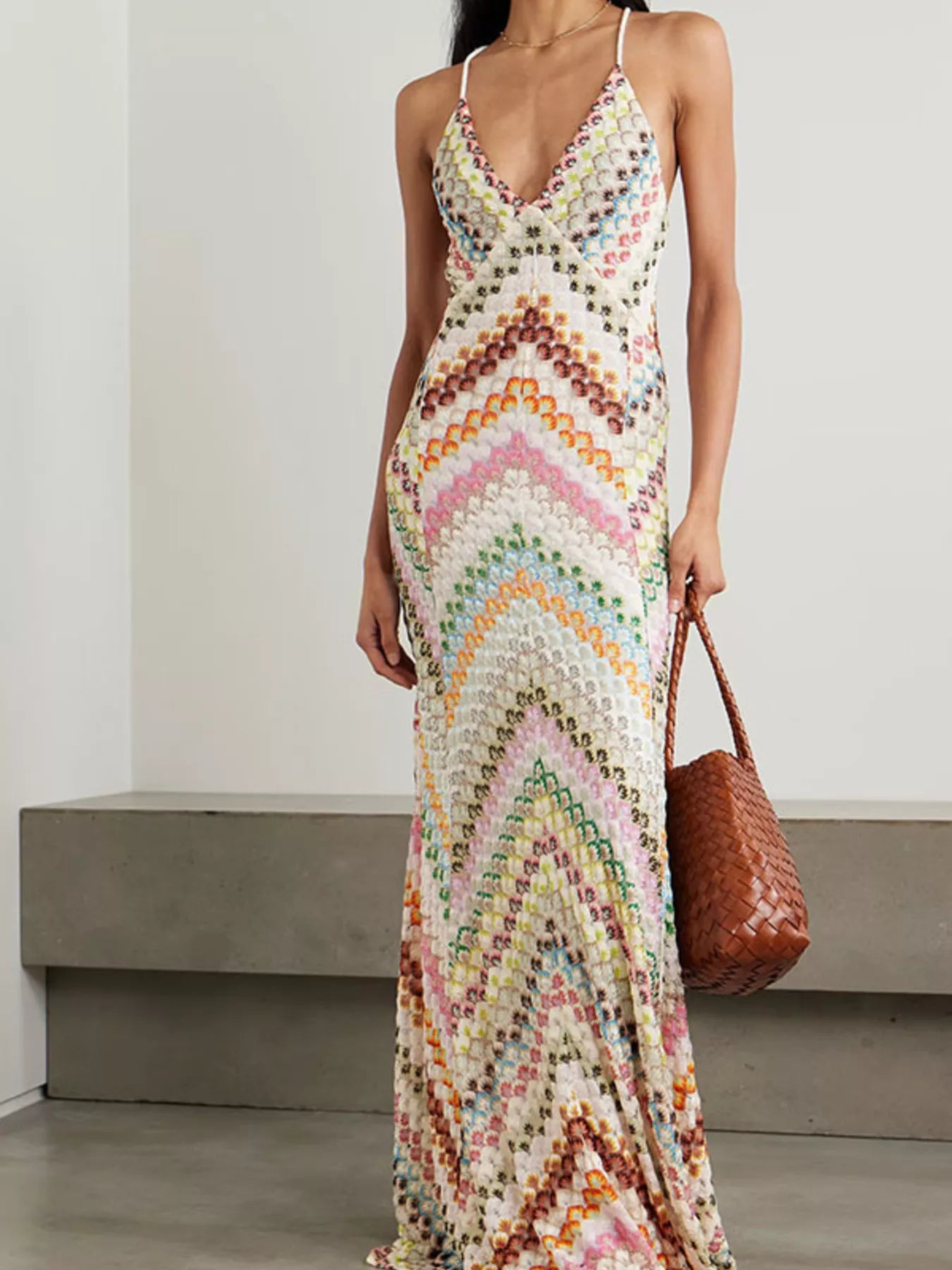Selene | Backless Strappy Maxi Dress