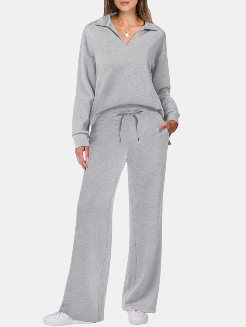 Florence | Signature Longline Sleeve Lounge Set with Trousers