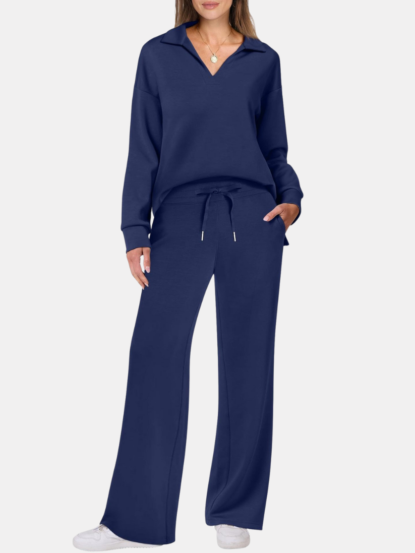Florence | Signature Longline Sleeve Lounge Set with Trousers