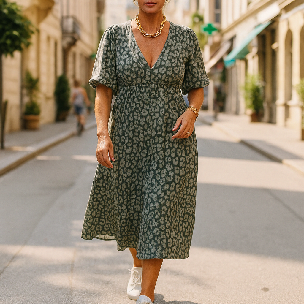 Charlotte | Striped Bohemian Maxi Dress