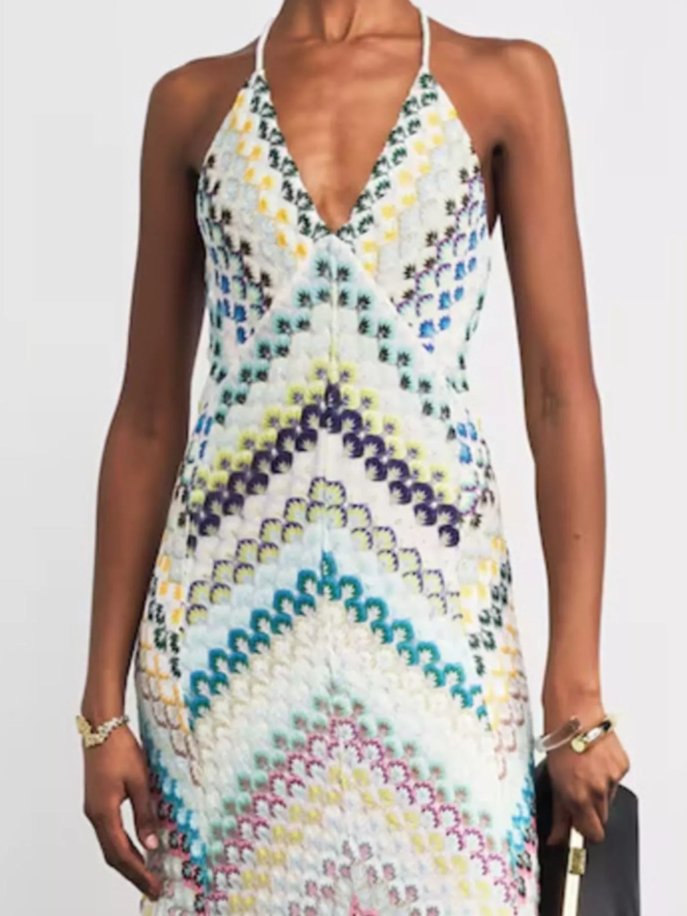 Selene | Backless Strappy Maxi Dress