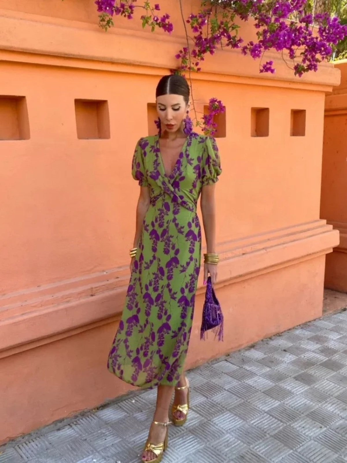 Elsie | Flowing Summer Midi Dress