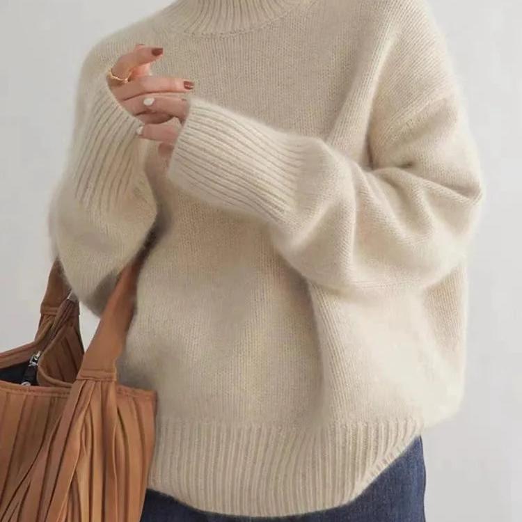 Arabella | Relaxed Turtleneck Knit Jumper