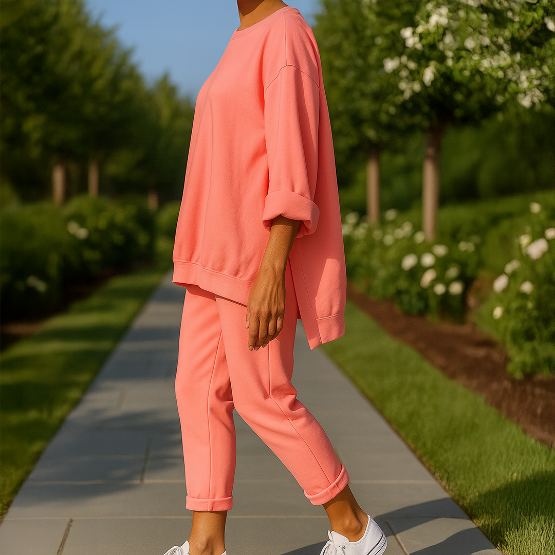 Holly | Relaxed Sweatshirt & Trousers Set