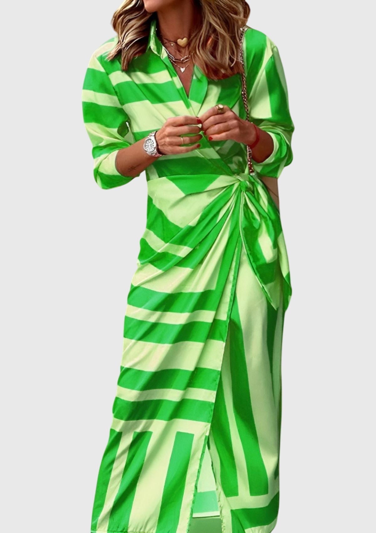Amelia | Chic Printed Wrap Dress
