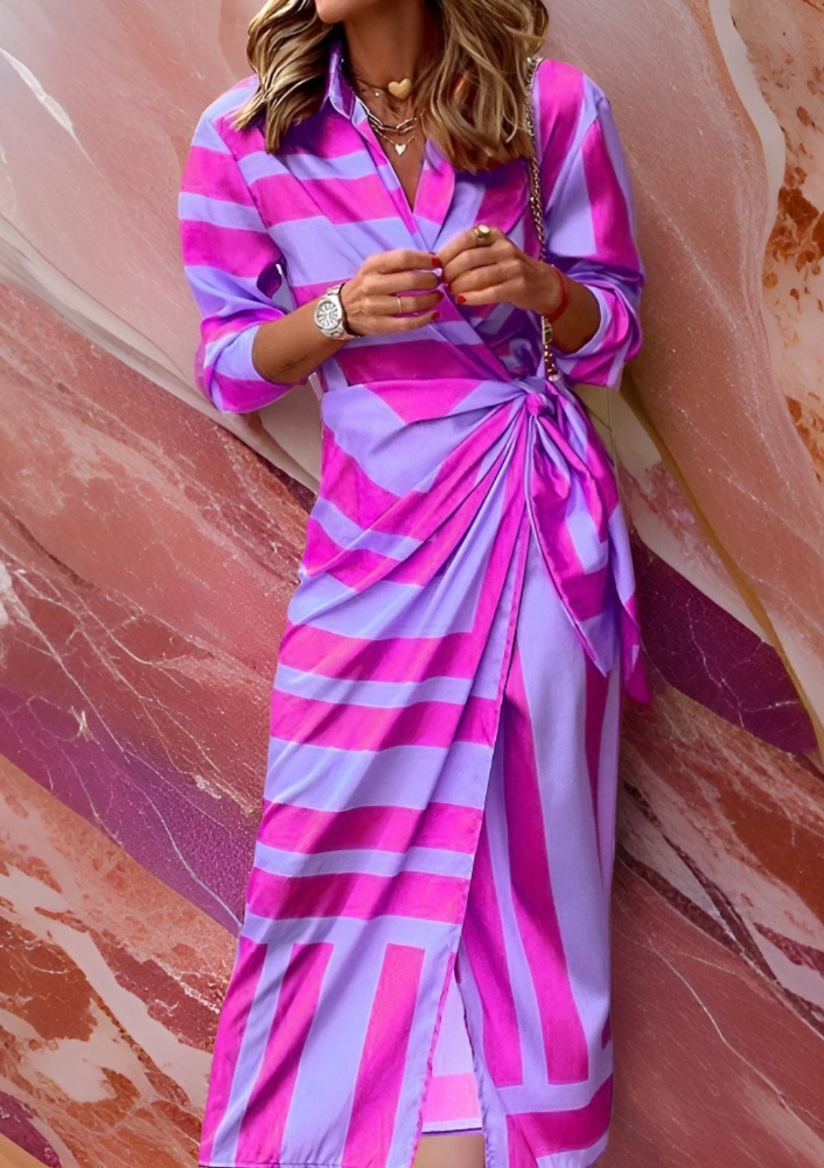 Maisie | Chic Wrap Shirt Dress