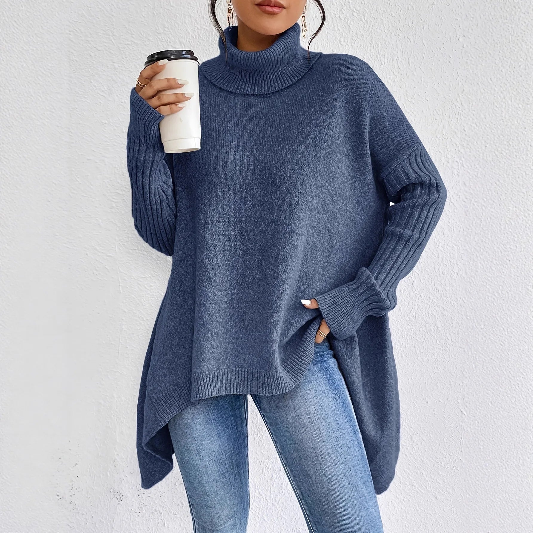 Freya | Cashmere Blend Turtleneck Jumper
