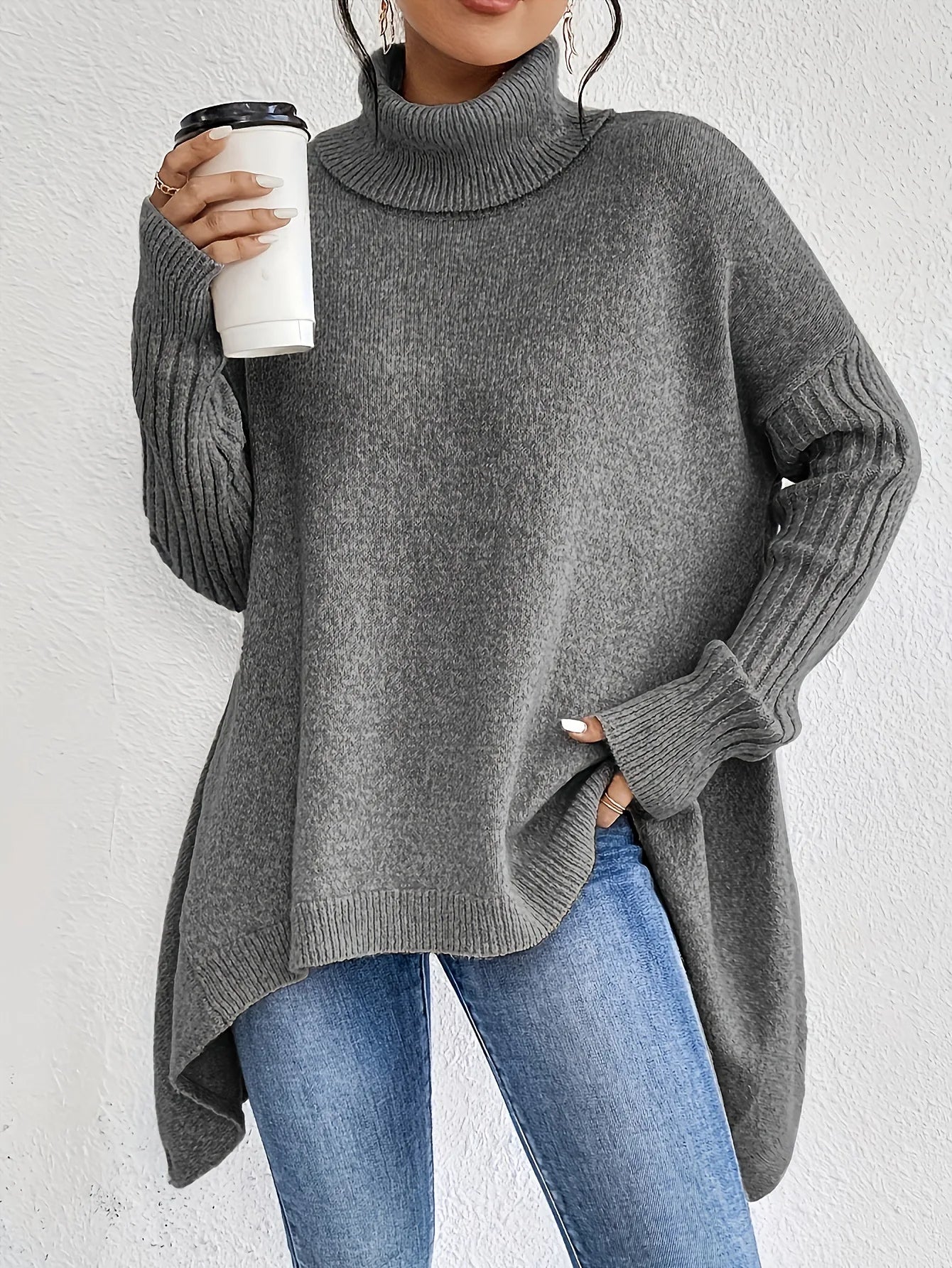 Freya | Cashmere Blend Turtleneck Jumper