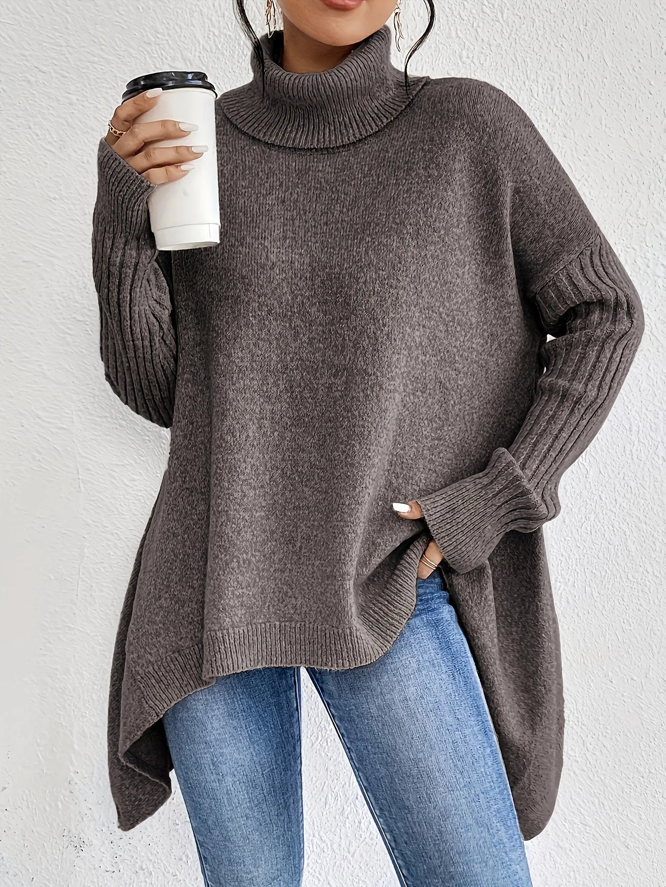 Freya | Cashmere Blend Turtleneck Jumper