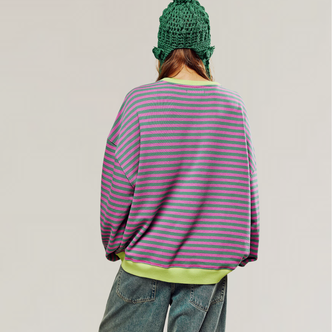 Charlotte | Relaxed Striped Knit Jumper
