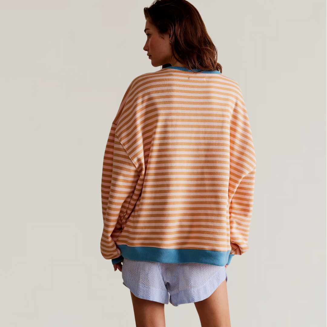Charlotte | Relaxed Striped Knit Jumper