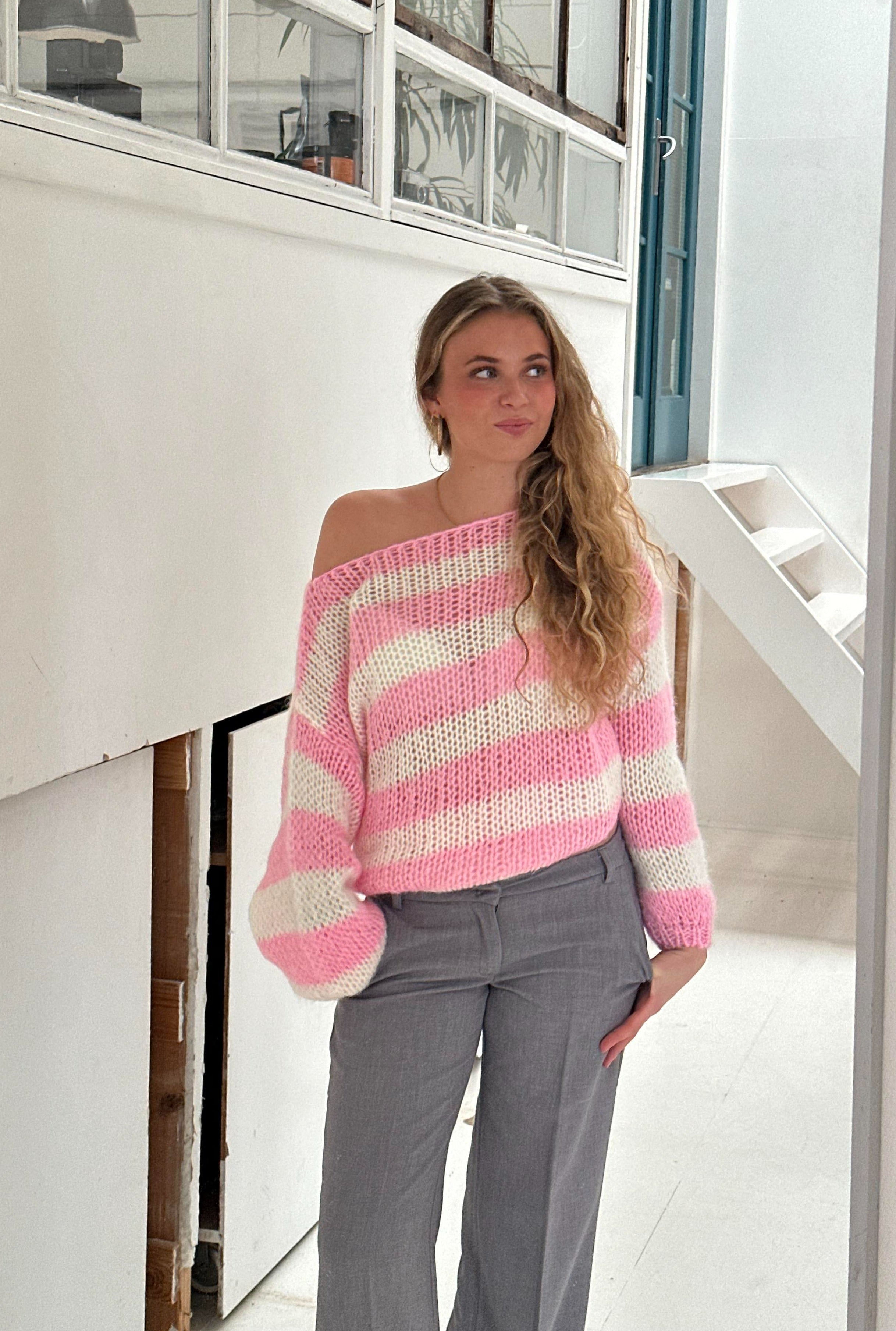 Imogen | Relaxed Striped Knit Jumper