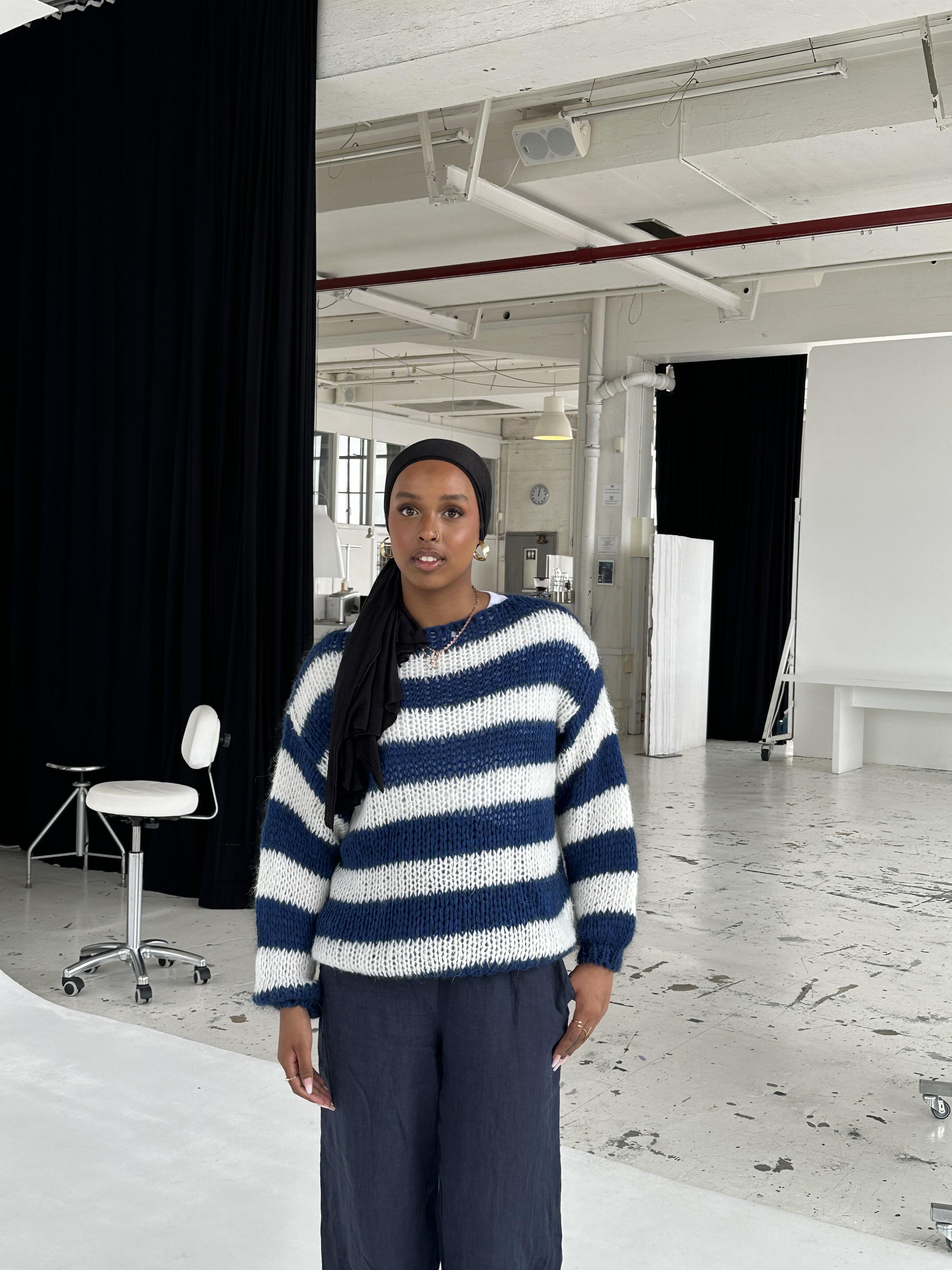 Imogen | Relaxed Striped Knit Jumper