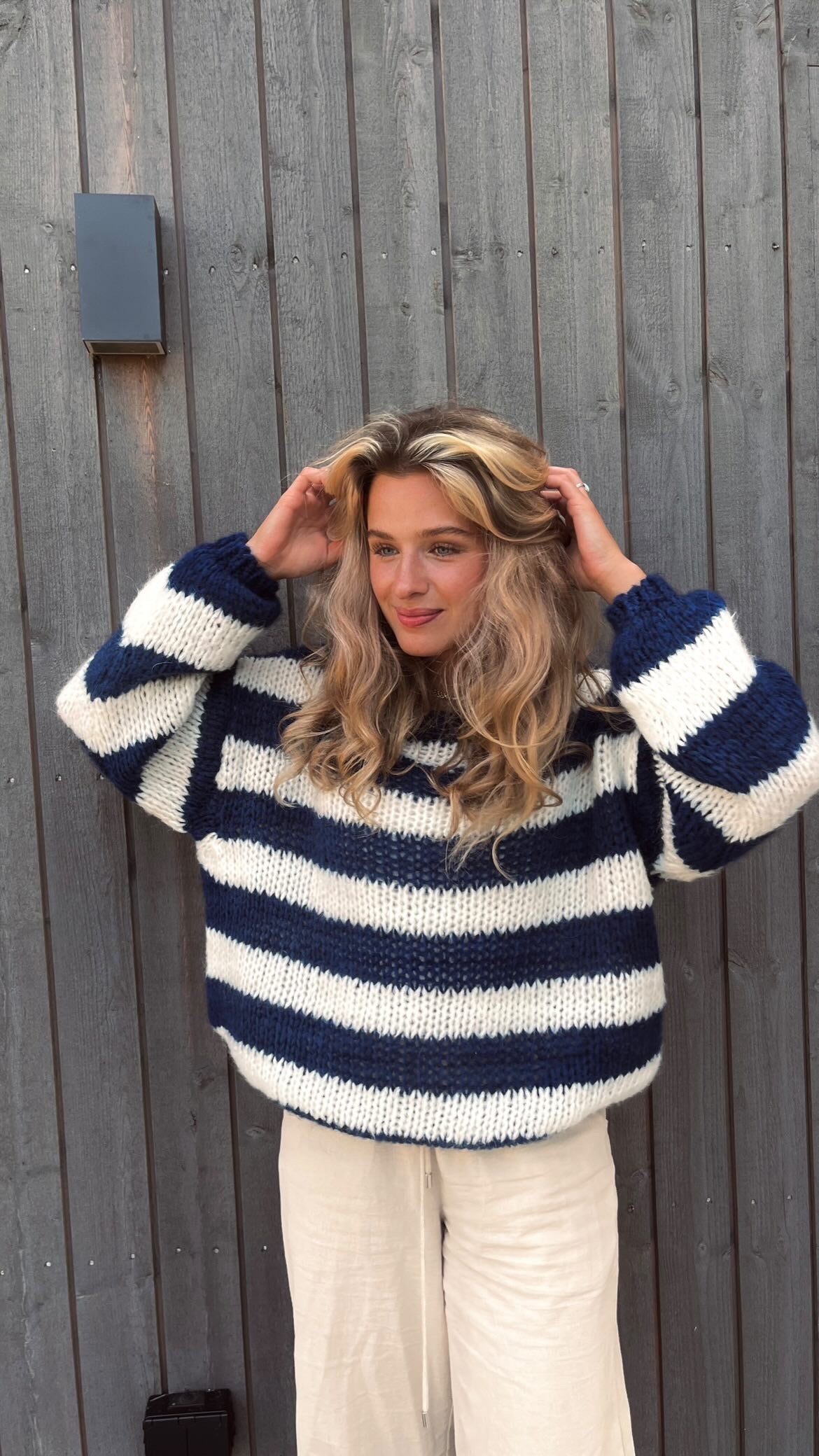 Imogen | Relaxed Striped Knit Jumper