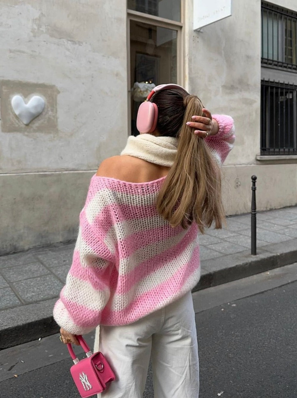 Imogen | Relaxed Striped Knit Jumper